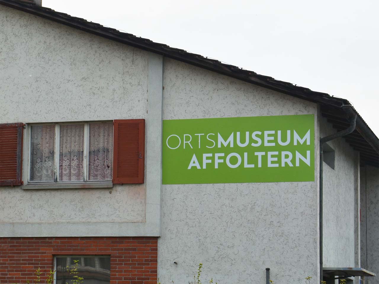 Ortsmuseum Affoltern am Albis  neues Schild Ost