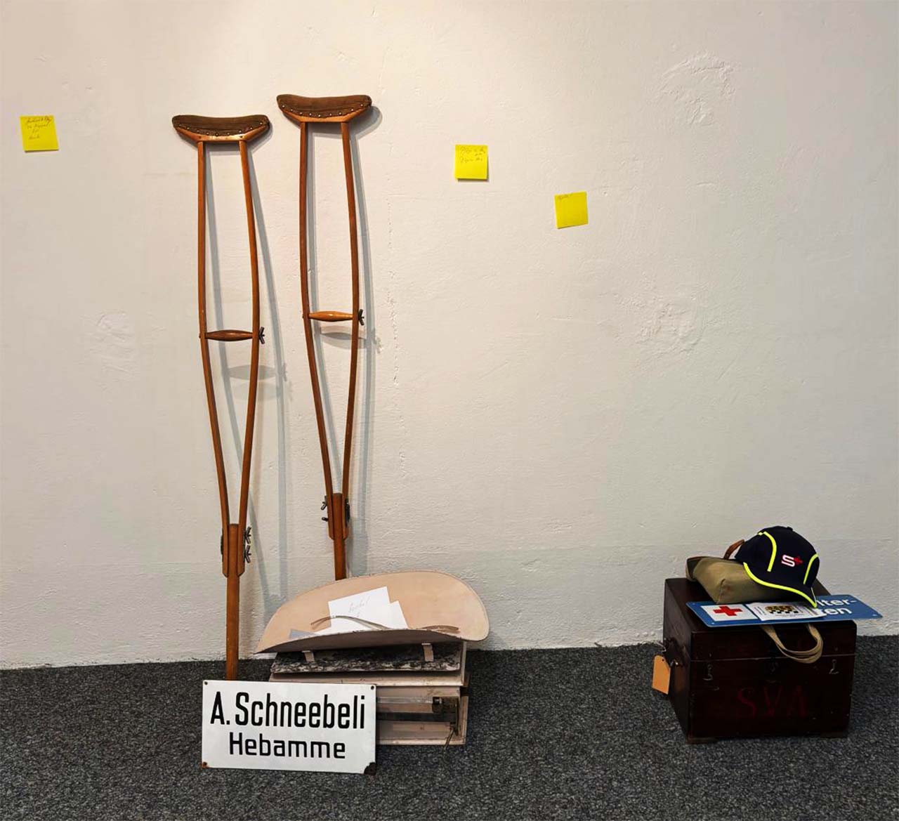 Die Ausstellung im Untergeschoss des Museums wird gerade umgestaltet